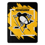 Pittsburgh Penguins Blanket 60x80 Raschel Digitize Design-0