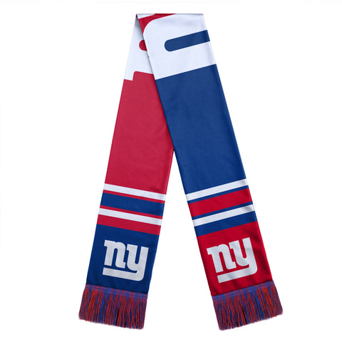 New York Giants Scarf Colorblock Big Logo Design - Team Fan Cave