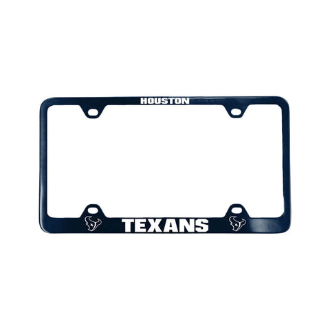 Houston Texans License Plate Frame Laser Cut Blue - Team Fan Cave