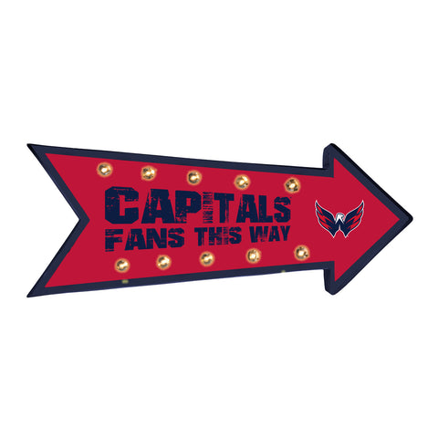 Washington Capitals Sign Running Light Marquee - Team Fan Cave