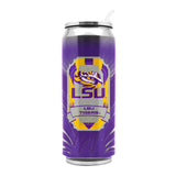 LSU Tigers Stainless Steel Thermo Can - 16.9 ounces - Team Fan Cave