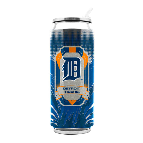Detroit Tigers Stainless Steel Thermo Can - 16.9 ounces - Team Fan Cave