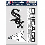 Chicago White Sox Decal Multi Use Fan 3 Pack Special Order