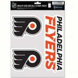 Philadelphia Flyers Decal Multi Use Fan 3 Pack-0