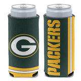 Green Bay Packers Can Cooler Slim Can Design-0