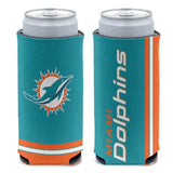 Miami Dolphins Can Cooler Slim Can Design-0