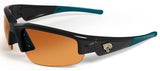 Jacksonville Jaguars Sunglasses - Dynasty 2.0 Black with Teal Tips - Team Fan Cave