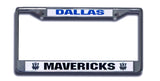 Dallas Mavericks License Plate Frame Chrome - Team Fan Cave