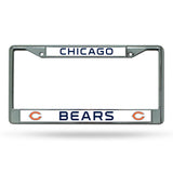 Chicago Bears License Plate Frame Chrome - Team Fan Cave