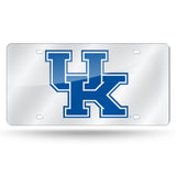 Kentucky Wildcats License Plate Laser Cut Silver - Team Fan Cave