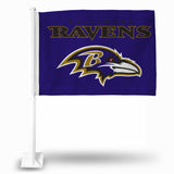 Baltimore Ravens Flag Car