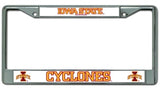 Iowa State Cyclones License Plate Frame Chrome - Team Fan Cave