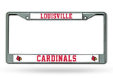 Louisville Cardinals License Plate Frame Chrome - Special Order - Team Fan Cave