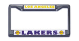 Los Angeles Lakers License Plate Frame Chrome - Team Fan Cave