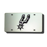 San Antonio Spurs Laser Cut Silver License Plate - Special Order - Team Fan Cave