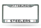 Pittsburgh Steelers License Plate Frame Chrome - Team Fan Cave