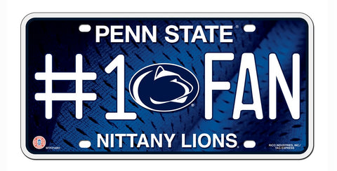 Penn State Nittany Lions License Plate #1 Fan - Team Fan Cave