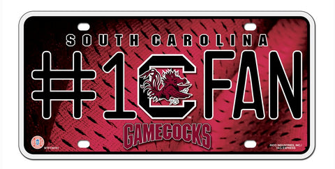 South Carolina Gamecocks License Plate #1 Fan - Team Fan Cave