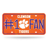Clemson Tigers License Plate #1 Fan