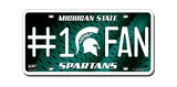 Michigan State Spartans License Plate #1 Fan - Team Fan Cave
