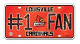 Louisville Cardinals License Plate #1 Fan - Special Order-0