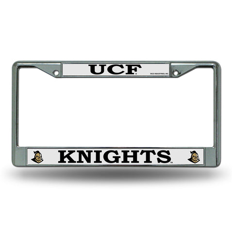 Central Florida Knights License Plate Frame Chrome - Team Fan Cave