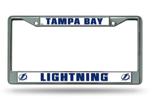 Tampa Bay Lightning License Plate Frame Chrome - Special Order