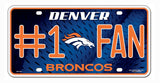 Denver Broncos License Plate #1 Fan-0