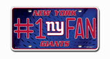 New York Giants License Plate #1 Fan-0