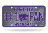 Kansas State Wildcats License Plate #1 Fan - Team Fan Cave