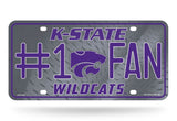 Kansas State Wildcats License Plate #1 Fan-0