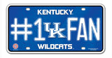 Kentucky Wildcats License Plate #1 Fan - Team Fan Cave