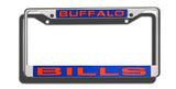 Buffalo Bills License Plate Frame Laser Cut Chrome - Team Fan Cave