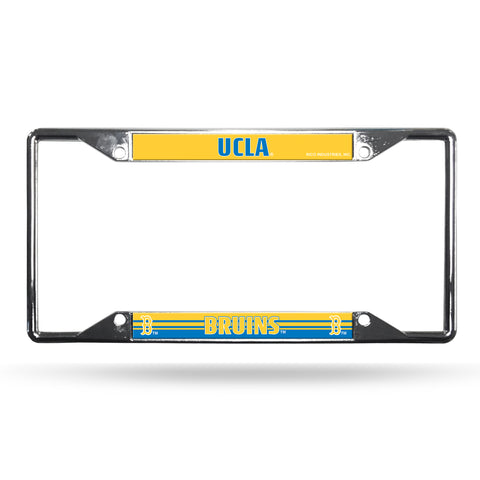 UCLA Bruins License Plate Frame Chrome EZ View - Team Fan Cave