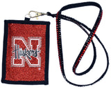 Nebraska Cornhuskers Wallet Beaded Lanyard Style Script Logo - Team Fan Cave