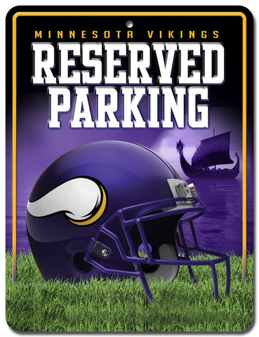 Minnesota Vikings Sign Metal Parking