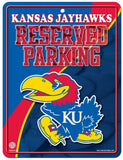 Kansas Jayhawks Metal Parking Sign - Special Order