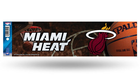 Miami Heat Decal Bumper Sticker Glitter - Team Fan Cave