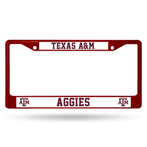 Texas A&M Aggies License Plate Frame Metal Maroon - Team Fan Cave