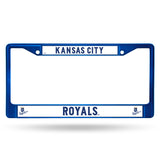 Kansas City Royals License Plate Frame Metal Blue - Team Fan Cave