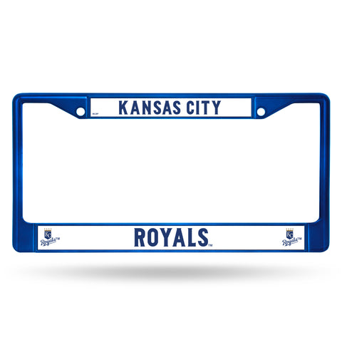 Kansas City Royals License Plate Frame Metal Blue - Team Fan Cave