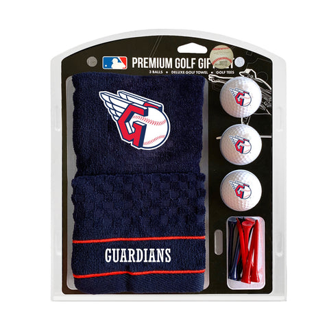 Cleveland Guardians Golf Gift Set with Embroidered Towel-0