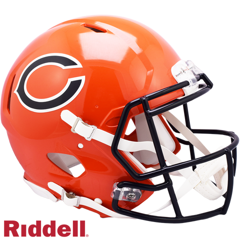 Chicago Bears Helmet Riddell Authentic Full Size Speed Style On-Field Alternate - Special Order-0