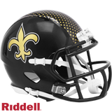 New Orleans Saints Helmet Riddell Replica Mini Speed Style On-Field Alternate-0