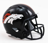 Denver Broncos Helmet Riddell Pocket Pro Speed Style - Team Fan Cave