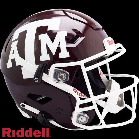 Texas A&M Aggies Helmet Riddell Authentic Full Size SpeedFlex Style Maroon