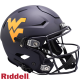 West Virginia Mountaineers Helmet Riddell Authentic Full Size SpeedFlex Style Satin-0