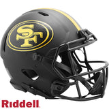 San Francisco 49ers Helmet Riddell Authentic Full Size Speed Style Eclipse Alternate Special Order - Team Fan Cave