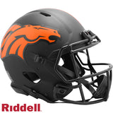 Denver Broncos Helmet Riddell Authentic Full Size Speed Style Eclipse Alternate Special Order - Team Fan Cave