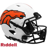 Denver Broncos Helmet Riddell Authentic Full Size Speed Style Lunar Eclipse Alternate - Team Fan Cave
